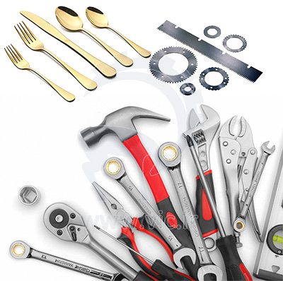 ابزارآلات، مصنوعات چاقوسازی، قاشق و چنگال؛ اجزاء و قطعات